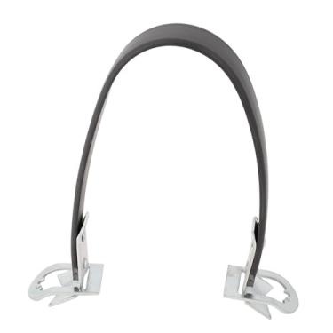 Imagem de Cosiki Porta-bateria de Elevação Lateral de Metal Preto Resistente para Carro Adequado para a Maioria das Baterias, Cinto de Vinil Resistente a ácidos, e Durável, 1 Unidade