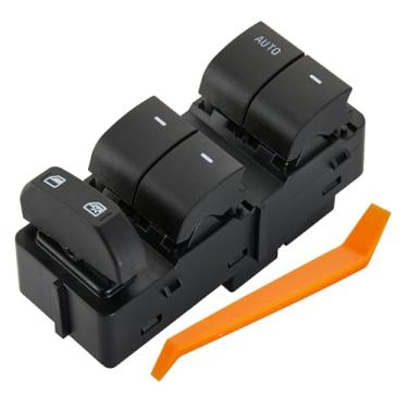 Imagem de ZAPOSTS Interruptor de janela elétrico serve para Ford F-150 2009-2010, porta de controle lateral do motorista vidrios interruptor mestre OEM 9L3Z-14529-AE, 9L3Z-14529-AD, 1 auto 6 + 6 pinos