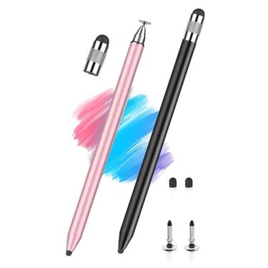 Imagem de Pacote com 2 canetas para tablet AMZ 3 em 1 para Fire HD 10 Stylus, Fire Max 11 canetas, caneta Stylus para tablet Fire Kids&Kids Pro, caneta Stylus para tela sensível ao toque com 6 pontas (3 em 1