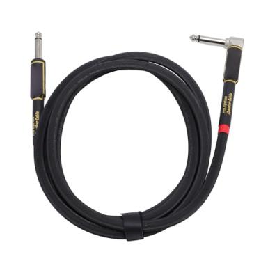 Imagem de Cosiki Cabo de Guitarra, ângulo Reto de 6,6 Pés de 1/4 de Polegada para Cabo de Instrumento Reto Com Blindagem Dupla e Redução de Ruído, para Amplificador de Pedal de Efeitos