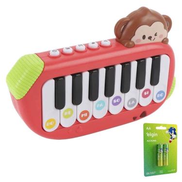 Imagem de Mini Piano Musical Brinquedo Com Jogo Interativo Criança