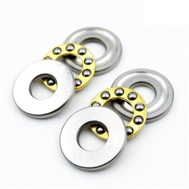 Imagem de Mini Thrust Ball Bearing 3D Printer F3-8M F5-10M F6-12M F8-22m F8 14M 16M F10-18M F12-21M Axial Ball Bearings 2Pcs(F7-17M 7x17x6)