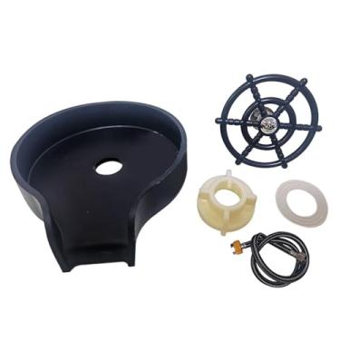 Imagem de Lavadora de copos, enxágue de vidro de alta pressão, aço inoxidável, lavadora automática de garrafas, acessórios de pia de cozinha para garrafa de bebê, copo de vidro, copos de vinho (preto)