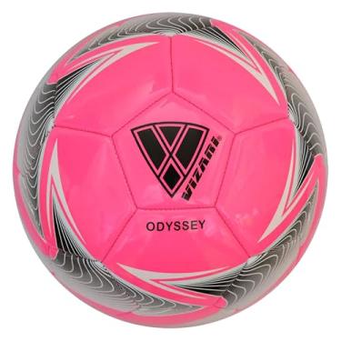 Imagem de Vizari Bola de futebol para crianças e jovens - couro sintético durável e bexiga de borracha enrolada com fio - design atraente vibrante perfeito para jogos ao ar livre e treinos de futebol