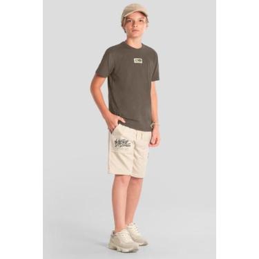 Imagem de Camiseta teen menino street Brandili Young, Marrom, 12