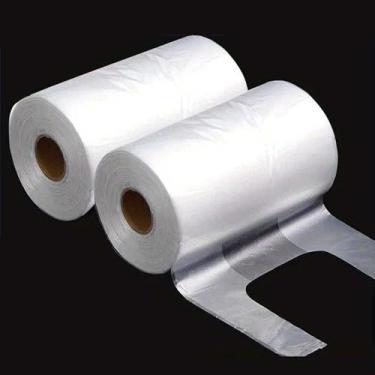 Imagem de 1 rolo/100 unidades de sacos duráveis para preservação de alimentos resistentes a rasgos - Sacos de armazenamento de frutas e vegetais para cozinhar ao ar livre, uso em cozinha e geladeira (tamanho