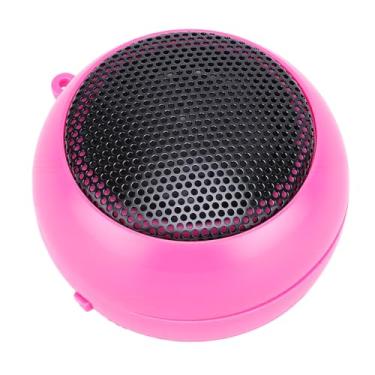 Imagem de Zopsc Mini Alto-falante Portátil Retrátil Com Conector de 3,5 Mm e Bateria Embutida, Alto-falante Compacto para Viagem para Telefone, Reprodutor de MP3, Uso Externo