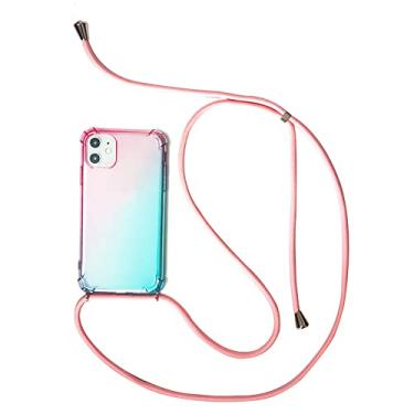 Imagem de Capa de telefone crossbody gradiente para samsung galaxy note8 note9 note10 s8 s9 s10 s20 plus s20 ultra s10e s7 borda cinta cabo capa, x5, para nota 8