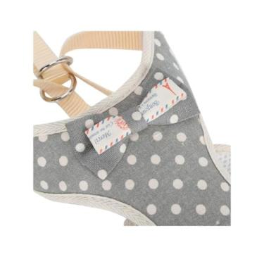 Imagem de Colete peitoral para Gatos, com colera de 1,26m (cinza e rosa)