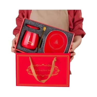 Imagem de Canecas De Café Cerâmicas Isoladas, Conjunto De Presentes Para Escritó