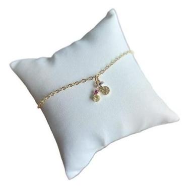 Imagem de Tornozeleira Com Pingente Bike Bicicleta Ciclista F Ouro 18K - De Cast