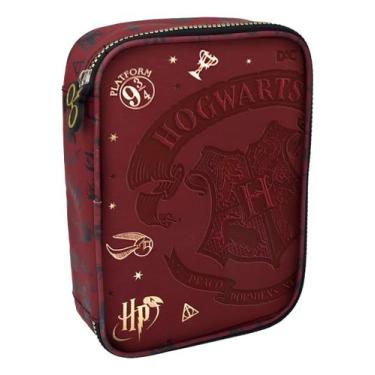 Imagem de Estojo Box com Ziper e Divisória Harry Potter Hogwarts - Dac