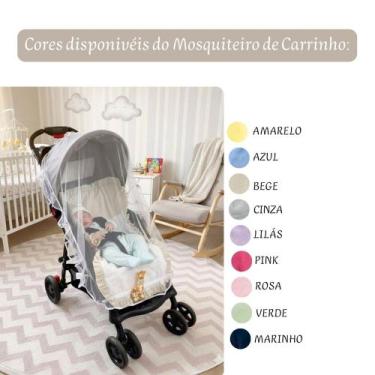 Imagem de Mosquiteiro Para Carrinho de Bebê Universal com Aplicações Diversas Co