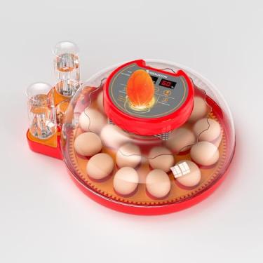 Imagem de 8 incubadoras de chinken para incubação de ovos com rotação automática de ovos e controle de umidade Recarga automática de água, Candler Nature Right 360 Incubadora de pato codorna pintainho peru