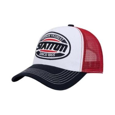 Imagem de Boné De Beisebol Unissex Respirável Em Malha Com Estampa De Letras STA