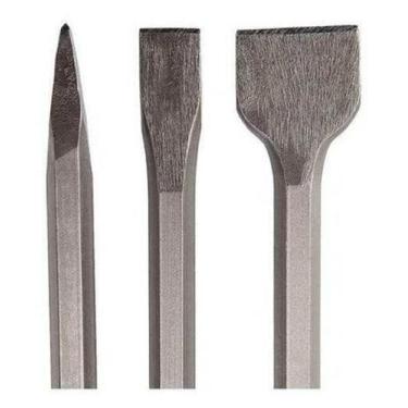 Imagem de Kit Talhadeira Larga, Estreita e Ponteiro 250 mm. SDS Plus ID-9515H Id