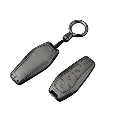 Imagem de Capa de proteção para chave de carro em liga metálica compatível com BYD Atto 3 Song Plus Seal U Dm I Han EV Tang DM Qin Pro Dolphin Acessórios para automóveis(Grey buckle)