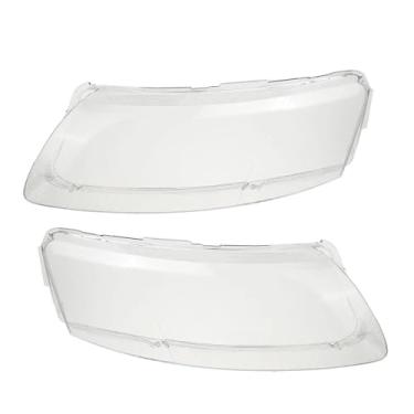 Imagem de Capa de farol compatível com audi a6 c6 2004-11, abajur, lente de farol, capuzes, capa de abajur, lente, proteção de luz(1 Pair)