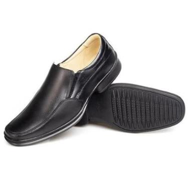 Imagem de Sapato Social Masculino Rafarillo Tradicional Soft Confort Macio Em Couro 9216-Masculino