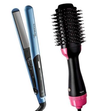 Imagem de Prancha De Cabelos Alisadora Britania Titanium 220ºc Chapinha Progress