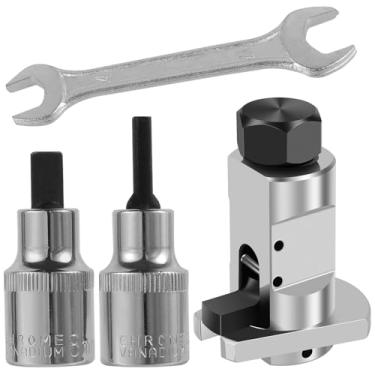 Imagem de MABCIRY Ferramenta de remoção de amortecedor hidráulico para carro, ferramenta separadora de chifre de carneiro de metal, separador universal de suspensão oscilante de braço, amortecedor de suspensão