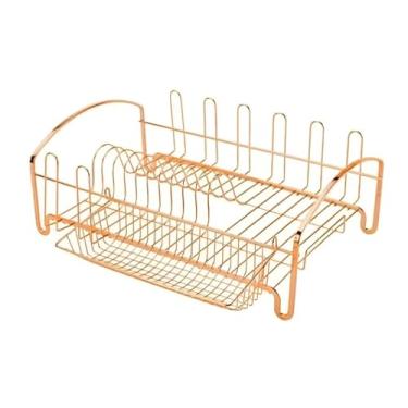 Imagem de Escorredor de pratos, bronze dourado rosê
