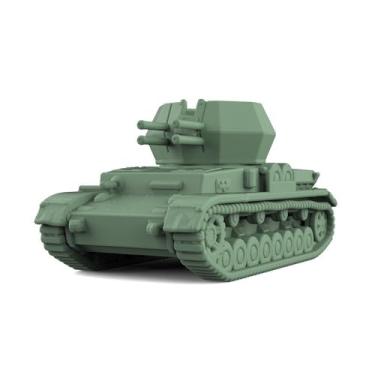 Imagem de MRY-SFW SSMODEL SS350481 1/350 Kit de modelo militar alemão Wirbelwind autopropelido antitanque 4 peças UnaLFembled kit de modelo
