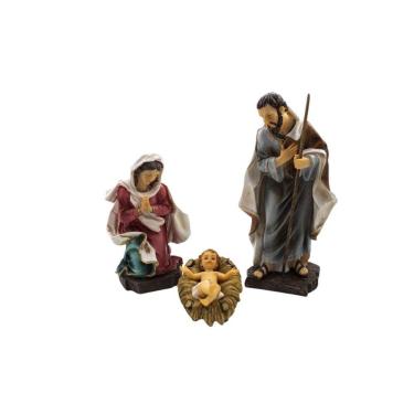 Imagem de Imagem Sagrada Família Importada Resina 21 Cm