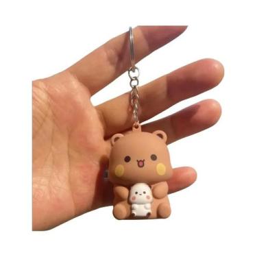 Imagem de Chaveiros De Urso Panda, Brinquedo Sonoro, Figuras De Anime Brilhantes