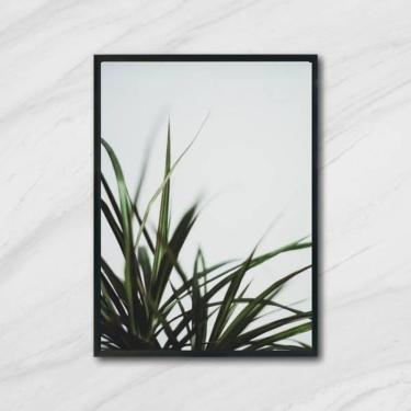 Imagem de Quadro Fotografia De Capim 33X24Cm - Com Vidro Moldura Preta