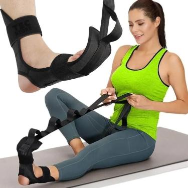 Imagem de Fita Para Alongamento Faixa Fisioterapia Pilates Yoga Strap