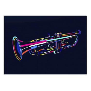 Imagem de Placa Decorativa Saxofone Ilustração Vetor V10 Decoração Poster Quarto Sala