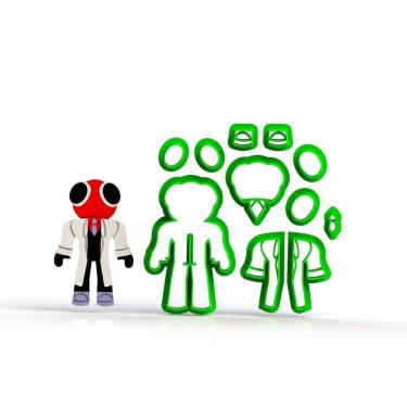 Imagem de Cortador Roblox Rainbow Friends - Red Modular Tamanho 5 Cm