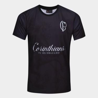 Imagem de Camiseta Corinthians Esportiva Masculina-Masculino