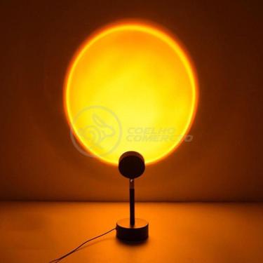 Imagem de Projetor Mini Ring Light Sunset Tik Tok Usb Pôr Do Sol Nº7