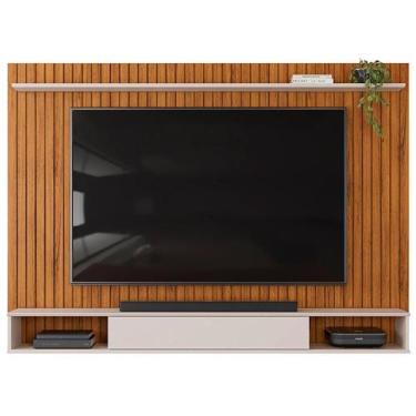 Imagem de Painel Suspenso 70 Pol 193 Cm Rio Freijo Off White Dj Moveis Freijo Of