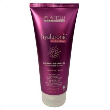 Imagem de Shampoo P'lattelli Hyaluronic Clinical 200ml - Plattelli