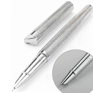 Imagem de Caneta tinteiro executiva metal 0,38mm ponta extra fina luxo - LUYKE