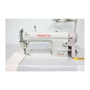 Imagem de Reta Industrial Yamata, 24 m Garantia 4500rpm,2fios,1agulha, Branco, F