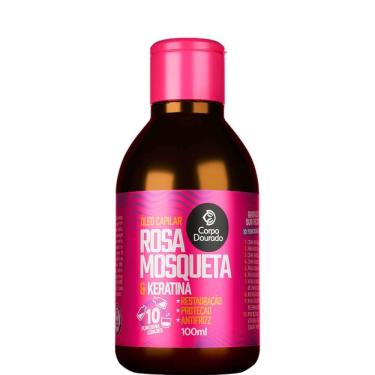 Imagem de Corpo Dourado - óleo Capilar Rosa Mosqueta E Keratina Restauração 100ml