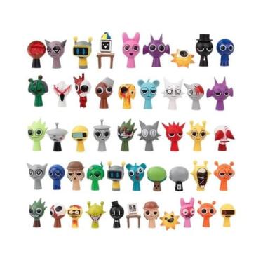 Imagem de Presente Para Crianças Conjunto De 48 Figuras De Ação Mini Sprunki Bri