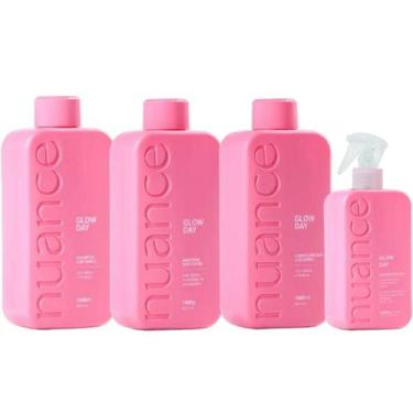 Imagem de Kit Glow Day Professional 4 Passos 1L - Nuance - Nuance Professional