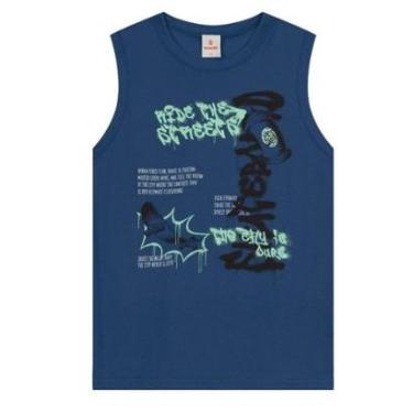 Imagem de Regata infantil menino de skate em gel Brandili-Masculino