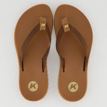 Imagem de Chinelo Kenner Kyra Slim Feminino Marrom, 34