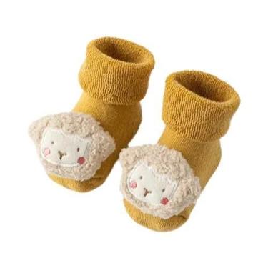 Imagem de Meias Antiderrapantes De Algodão Para Bebês, Meninos E Meninas, Meias 