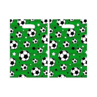 Imagem de Sacolas De Festa De Futebol, Sacolas Plásticas De Presente Com Tema De
