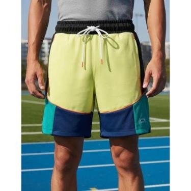 Imagem de Bermuda Puma Drop Step Masculina Original Esportiva Leve Treino Corrida - 536128-01-Masculino