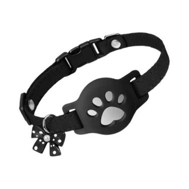 Imagem de Coleira GPS Para Gatos Com Sino, Rastreador De Animais De Estimação, F