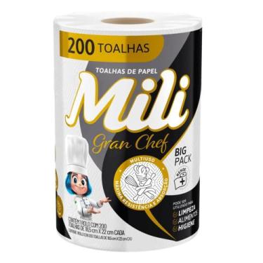 Imagem de Toalha Papel Mili Gran Chef 200folhas