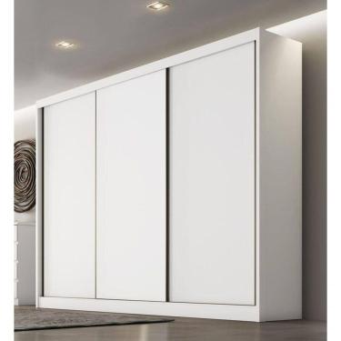 Imagem de Guarda Roupa Casal 3 Portas 8 Gavetas - Sollo-branco - Móveis Horizonte